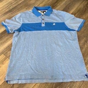 Men’s Blue XL Banana Republic Golf Polo, Small Stain